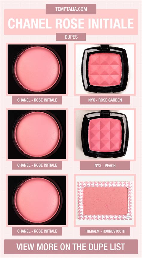 chanel rose insolent dupe|chanel dupe leather.